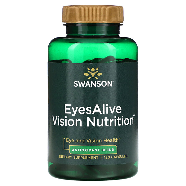 EyesAlive Vision Nutrition, 120 Capsules Swanson