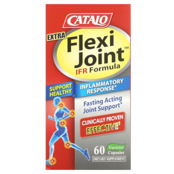 Extra Flexi Joint, формула IFR, 60 вегетарианских капсул Catalo Naturals