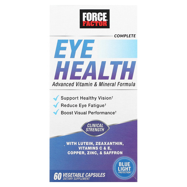 Комплекс для здоровья глаз - 60 растительных капсул - Force Factor Force Factor