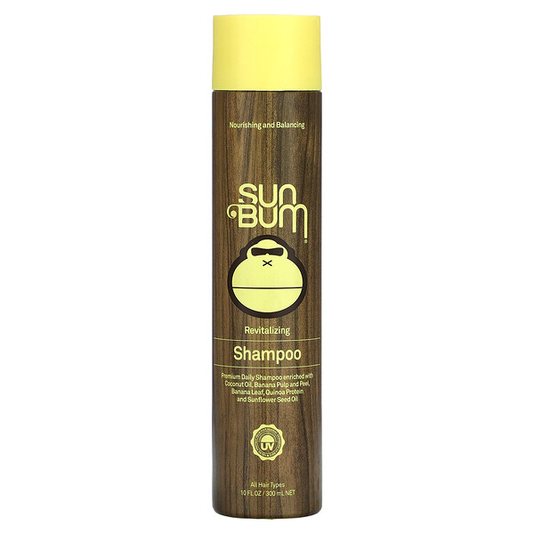 Восстанавливающий шампунь, для всех типов волос, 10 жидких унций (300 мл) Sun Bum