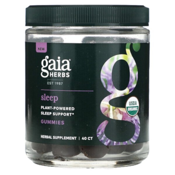 Сон, 40 жевательных конфет Gaia Herbs
