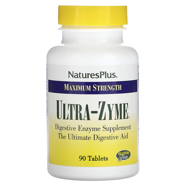 Максимальная Сила, Ultra-Zyme, 90 таблеток - NaturesPlus NaturesPlus