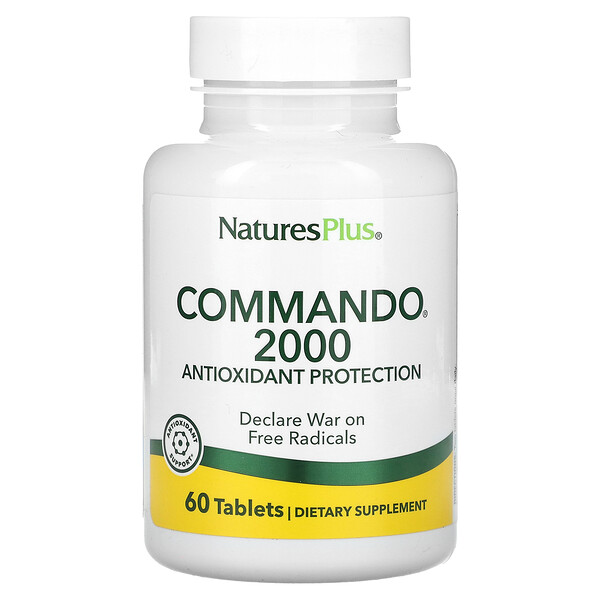 Commando 2000 - Антиоксидантные Формулы - 60 таблеток - NaturesPlus NaturesPlus