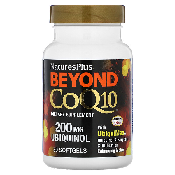 Beyond CoQ10, 200 mg, 30 Softgels (Мягкие капсулы) NaturesPlus