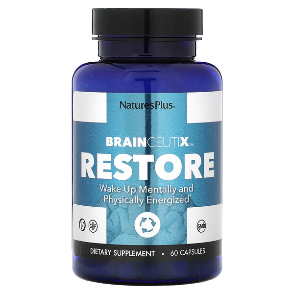 BrainCeutix Restore - Восстановление мозга и тела - 60 капсул - NaturesPlus NaturesPlus