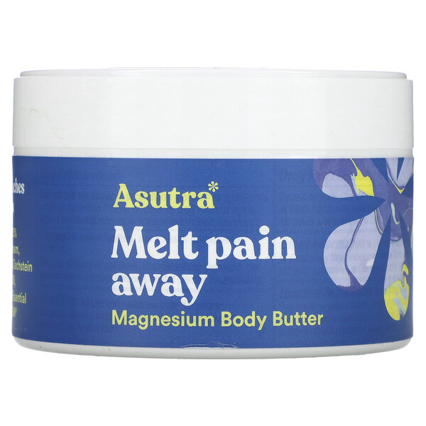 Melt Away Pain, Magnesium Body Butter, 7 oz. (200 g) Asutra
