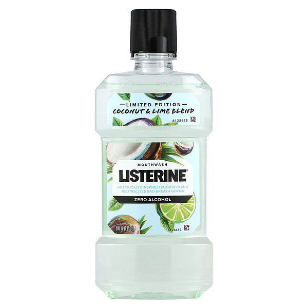 Ополаскиватель для рта, ограниченный выпуск, смесь кокоса и лайма, 1,05 пт (500 мл) Listerine