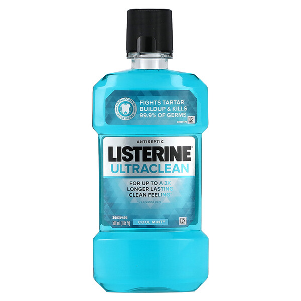 UltraClean, Антисептик, холодная мята, 1,05 пт (500 мл) Listerine