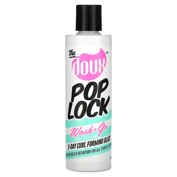 Pop Lock, Коллекция Wash & Go, 5-дневная глазурь для формирования локонов, 8 жидких унций (236 мл) THE DOUX