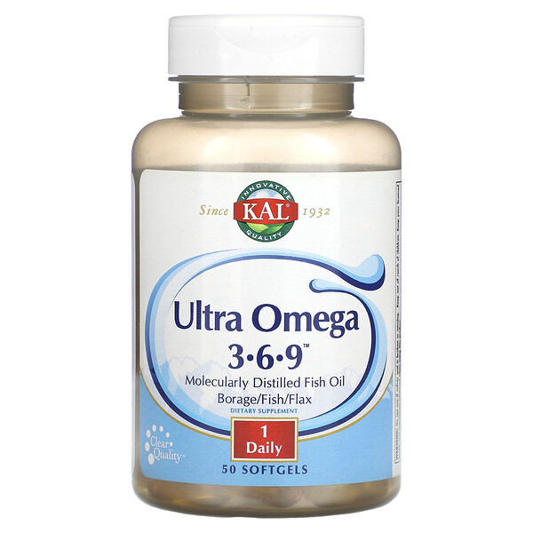Ultra Omega 3-6-9 - 50 капсул - KAL KAL