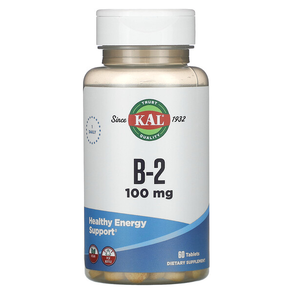 B-2, 100 мг, 60 таблеток KAL