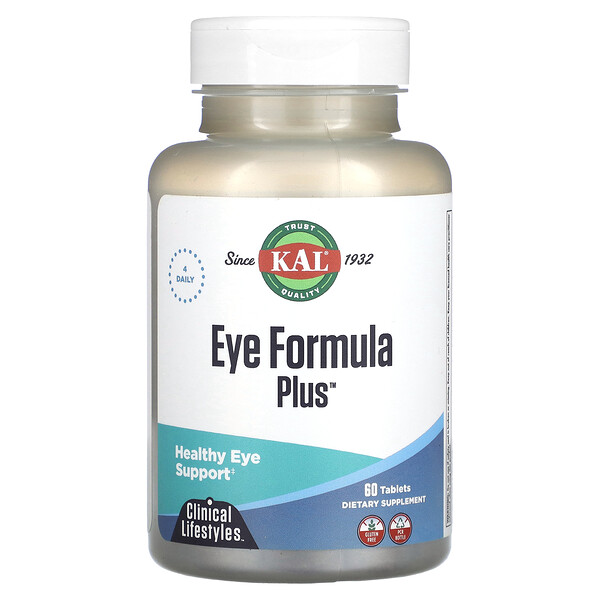 Eye Formula Plus, Healthy Eye Support, 60 Tablets (Таблетки) KAL