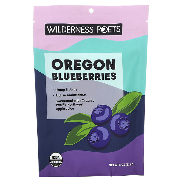 Oregon Blueberries, 8 oz (226 g) Wilderness Poets