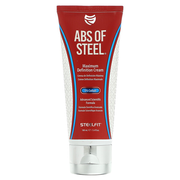 Abs of Steel, Крем максимальной четкости, 3,4 жидких унции (100 мл) SteelFit
