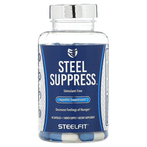 Steel Suppress, Средство для подавления аппетита, 90 капсул SteelFit