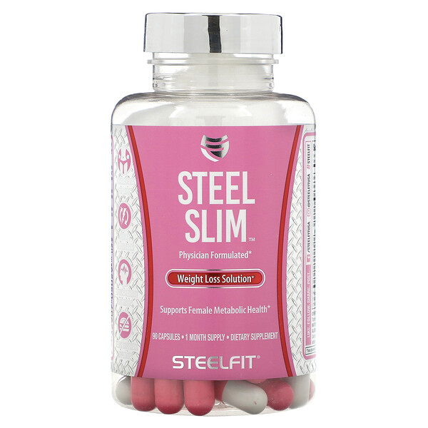 Steel Slim, Решение для похудения, 90 капсул - SteelFit SteelFit