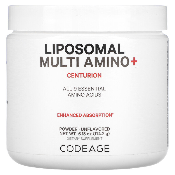 Липосомальный комплекс всех 9 незаменимых аминокислот - 174,2 г - Codeage Codeage