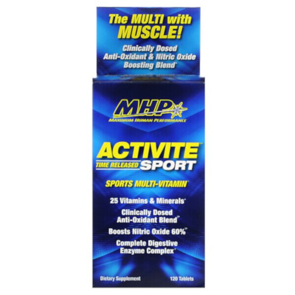 Activite Sport, Мультивитамин с Продленным Действием - 120 Таблеток - MHP MHP