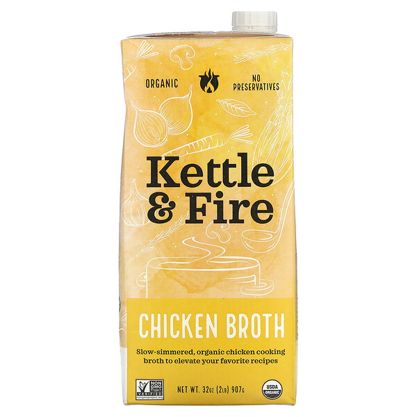 Chicken Broth, 32 oz (907 g) Kettle & Fire