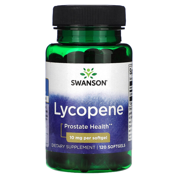 Ликопин 10 мг - 120 мягких капсул - Swanson Swanson