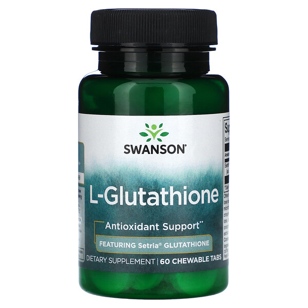 L-Глутатион - 60 жевательных таблеток - Swanson Swanson