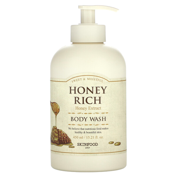 Мыло для рук и тела для детей SKINFOOD Honey Rich Body Wash, 450 мл SKINFOOD