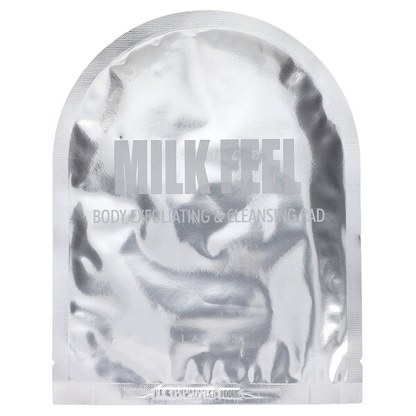 Milk Feel, Отшелушивающая и очищающая подушечка для тела, 1 подушечка, 40 мл (1,35 жидк. унции) LAPCOS