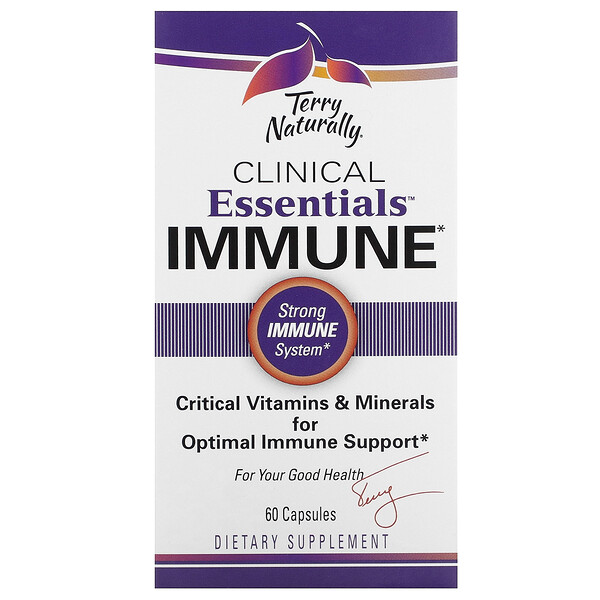 Clinical Essentials, Иммунитет, 60 капсул Terry Naturally