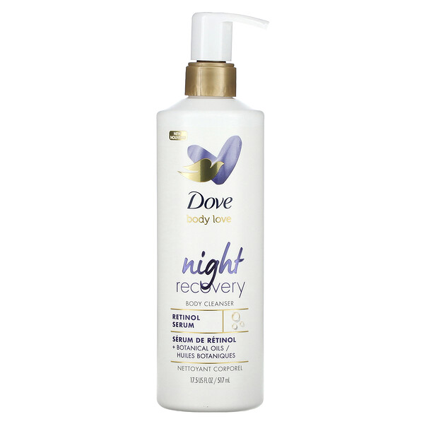 Body Love, Ночное восстанавливающее очищающее средство для тела, 17,5 жидких унций (517 мл) Dove