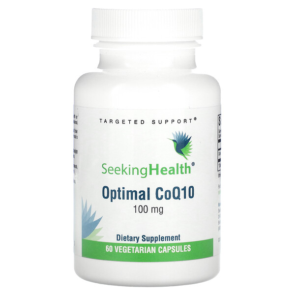 Optimal CoQ10 - 100 мг - 60 вегетарианских капсул - Seeking Health Seeking Health