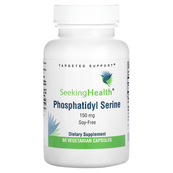 Фосфатидилсерин - 150 мг - 60 вегетарианских капсул - Seeking Health Seeking Health