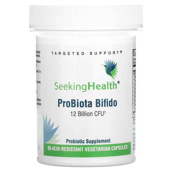 ProBiota Bifido, 60 Acid-Resistant Vegetarian Capsules (Вегетарианские капсулы) Seeking Health