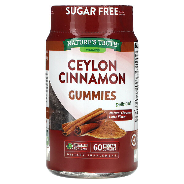 Ceylon Cinnamon, 60 Vegan Gummies (Жевательные конфеты) Nature's Truth