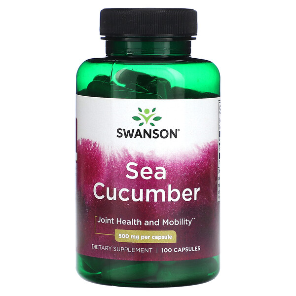 Sea Cucumber, 500 mg, 100 Capsules (Капсулы) Swanson