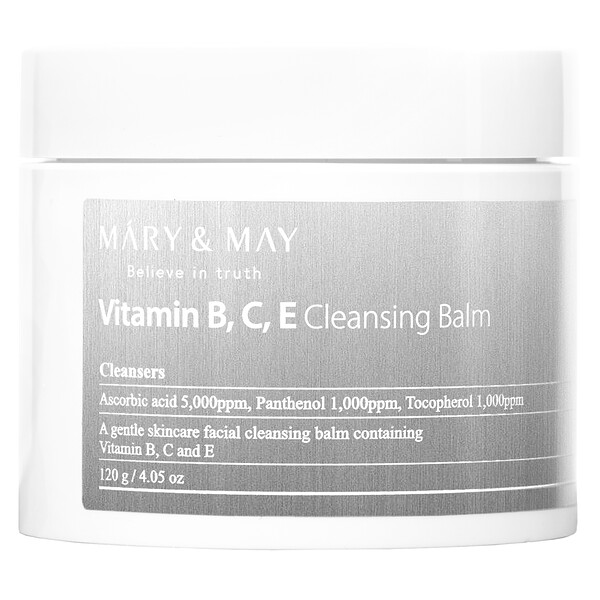 Очищающий бальзам с витаминами B, C, E, 4,05 унции (120 г) Mary & May