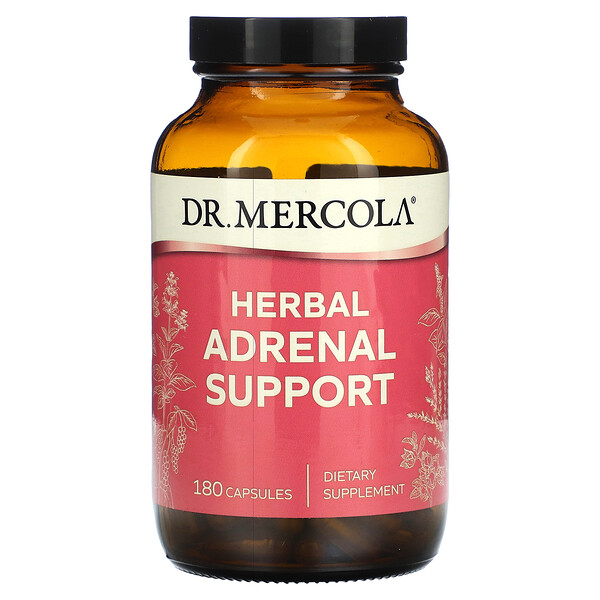 Herbal Adrenal Support, 180 Capsules Dr. Mercola