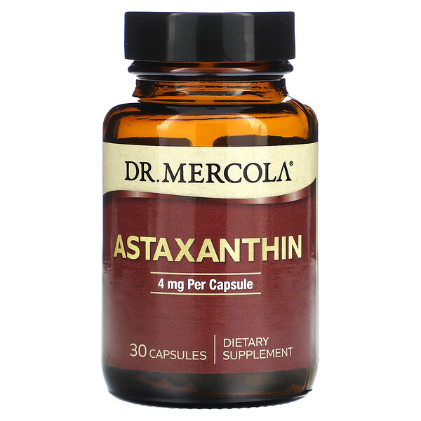 Астаксантин - 4 мг - 30 капсул - Dr. Mercola Dr. Mercola