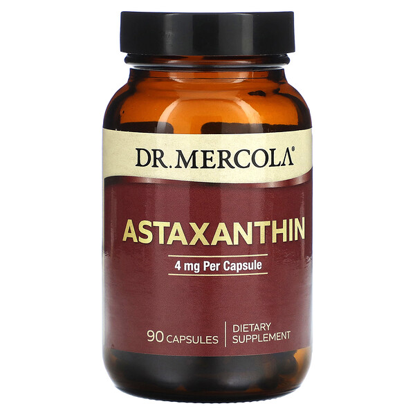 Астаксантин - 4 мг - 90 капсул - Dr. Mercola Dr. Mercola