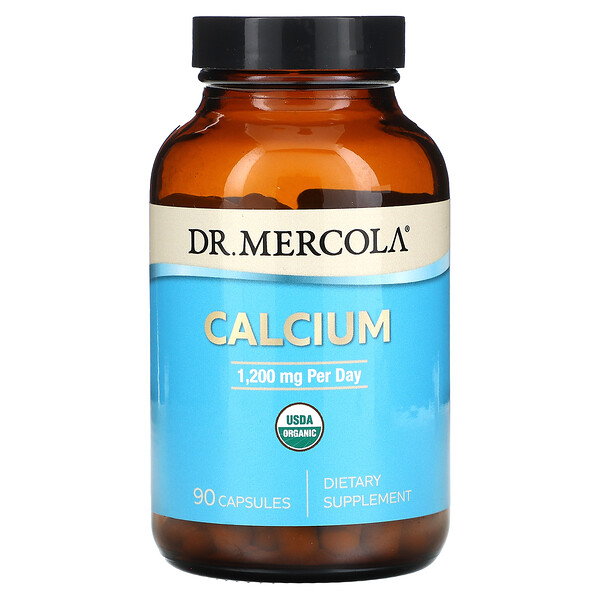 Кальций, 1200 мг, 90 капсул Dr. Mercola