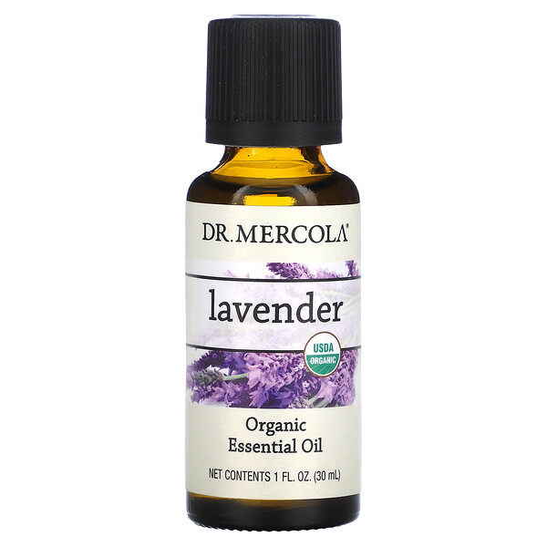 Органическое эфирное масло лаванды, 1 жидкая унция (30 мл) Dr. Mercola
