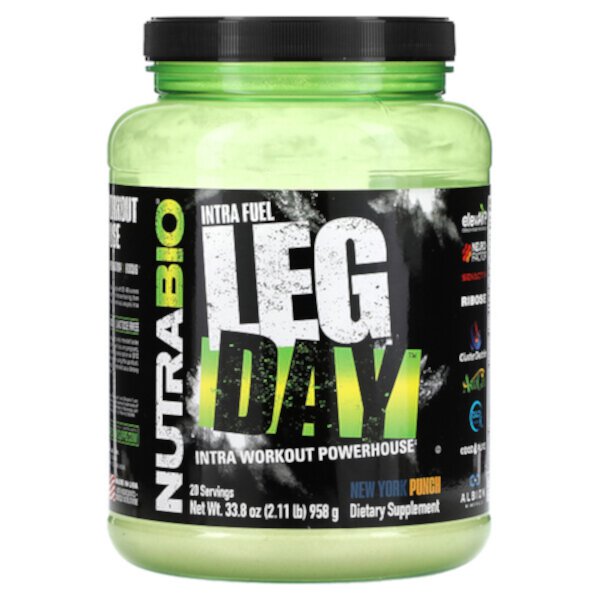 Intra Fuel, Leg Day, New York Punch, 2.11 lb (Фунты) (958 g) NutraBio