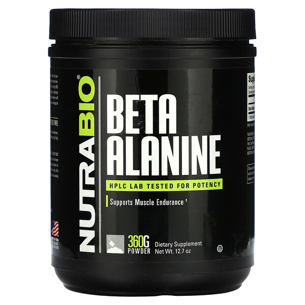 Beta Alanine , 360 g , 12.7 oz NutraBio