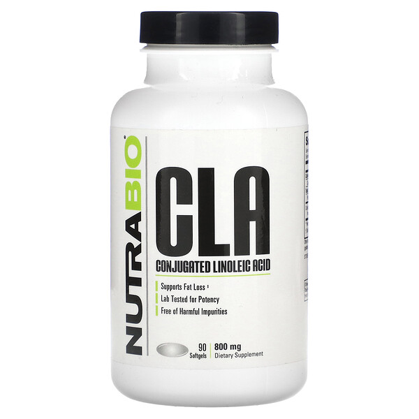 CLA, 800 mg , 90 Softgels (Мягкие капсулы) NutraBio