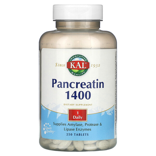 Панкреатин 1400, 250 таблеток KAL