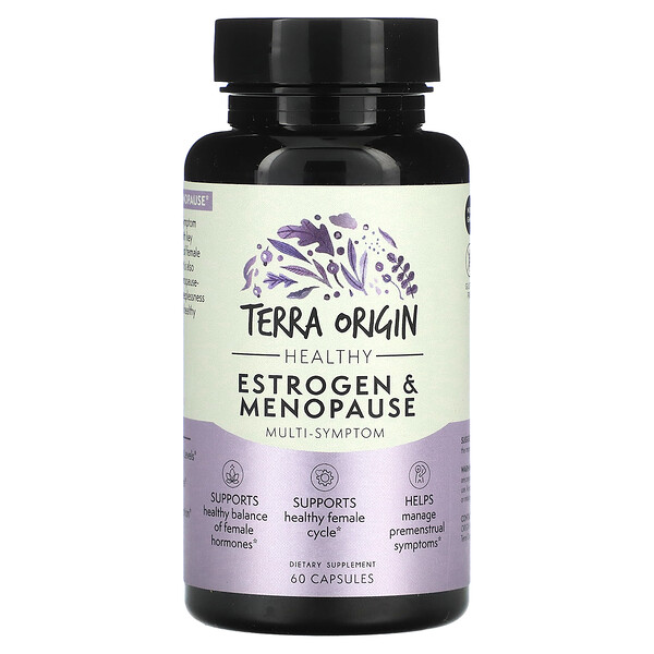 Здоровый эстроген и менопауза, 60 капсул Terra Origin