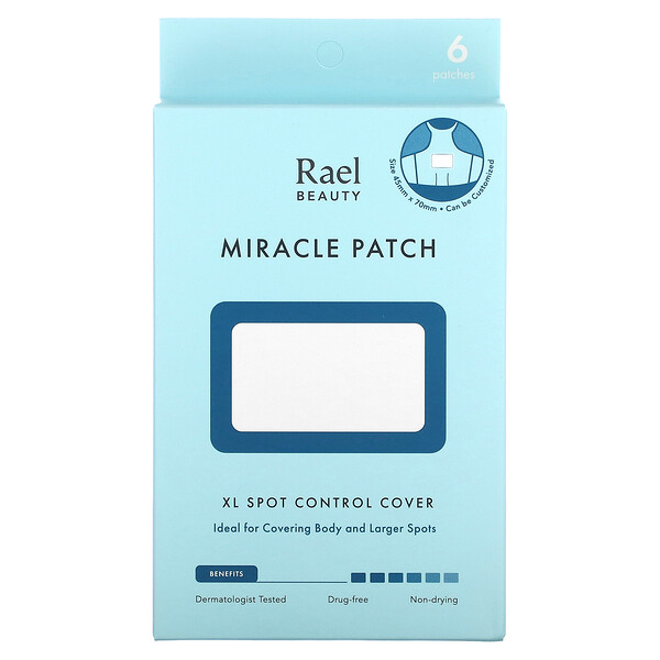 Beauty, Miracle Patch, крышка Spot Control XL, 6 патчей Rael