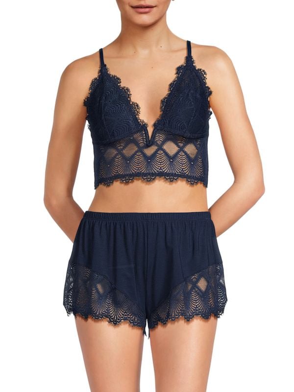 Женское Сексуальное белье Cosabella Allure Lace 2-Piece Cami & Boxer Set Cosabella