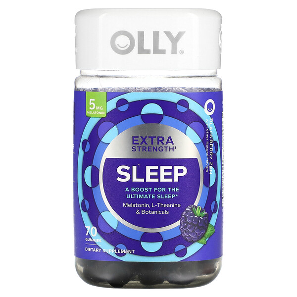 Sleep, Blackberry Zen, 70 жевательных конфет OLLY