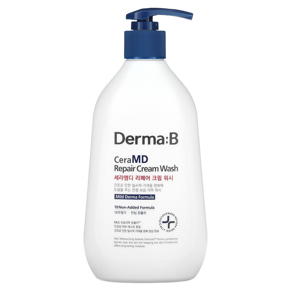 CeraMD Repair Cream Wash, 13,5 жидких унций (400 мл) Derma:B