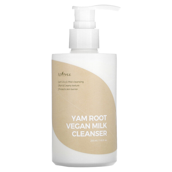 Веганское очищающее молочко Yam Root, 7,43 жидких унций (220 мл) Isntree